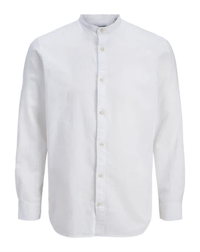 Jack & Jones - JJSummer Linen Blend Band - White 